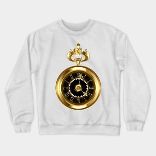 Steampunk pocket watch Crewneck Sweatshirt